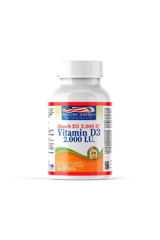 Vitamina D3 2000 IU – 100 Softgels