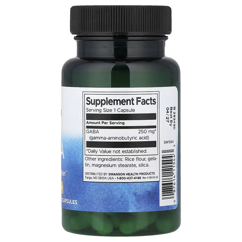 GABA 250 mg – 60 cápsulas