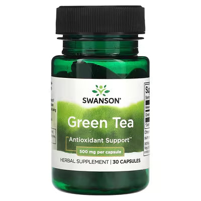 Swanson Green Tea – Té Verde 500 mg (30 cápsulas)