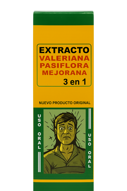 Extracto Valeriana + Pasiflora + Mejorana – 3 en 1