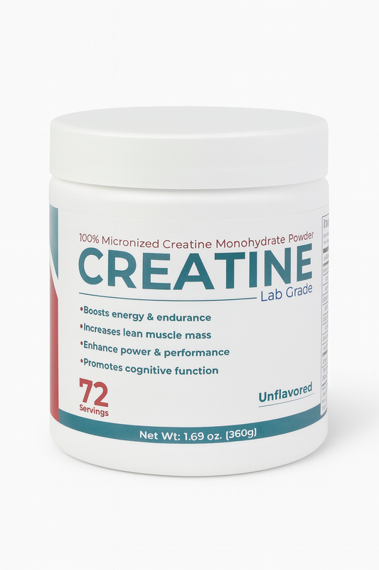 Creatine Monohydrate Powder – 100% Micronized (360 g / 72 porciones)