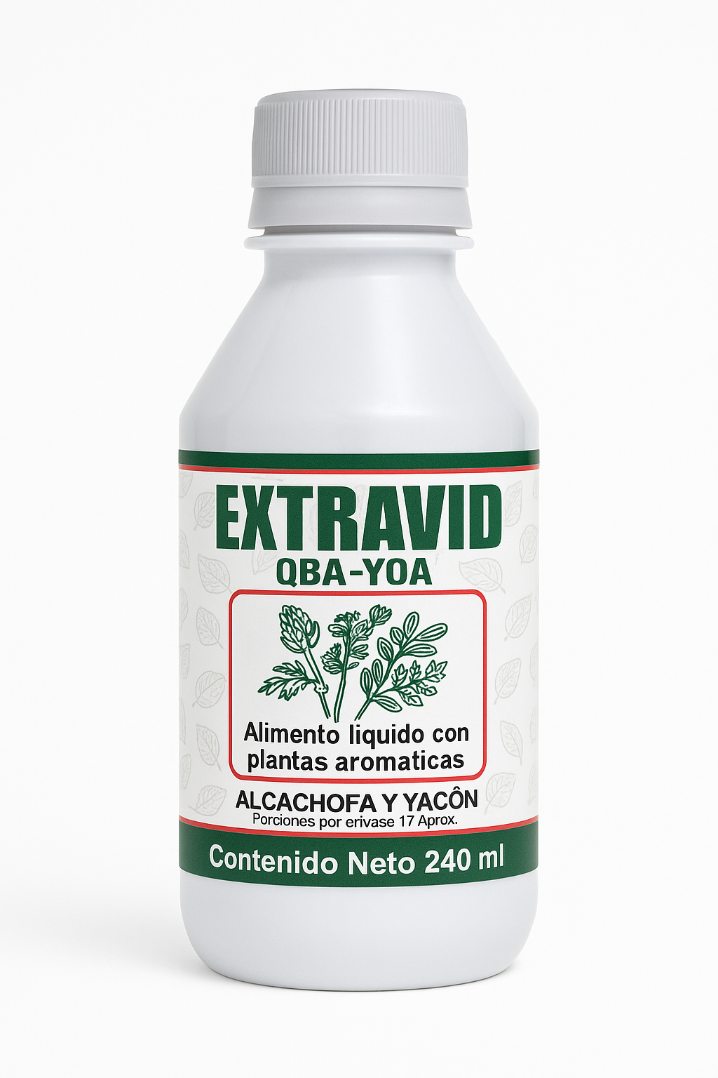 EXTRAVID Alcachofa y Yacón – 240 ml