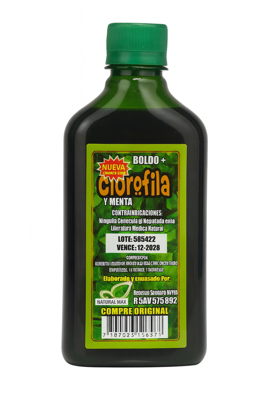 Boldo + Clorofila y Menta – Natural Max (375 ml)