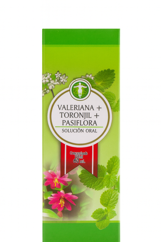 Valeriana + Toronjil + Pasiflora – Solución Oral 60 ml