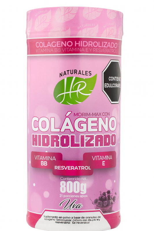 Colágeno Hidrolizado con Resveratrol + Vitaminas | 800 g – HR Naturales
