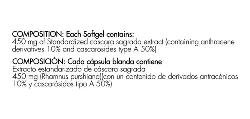Cáscara Sagrada 450 mg – 60 Softgels