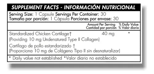 UC-II® Péptidos de Colágeno Tipo II No Desnaturalizado – Innovación en Salud Articular