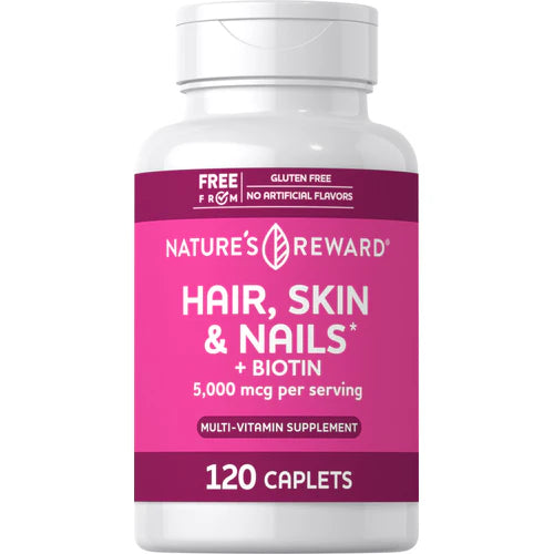 Cabello, Piel y Uñas infundidos con Aceite de Argán de Marruecos, 120 Cápsulas Blandas