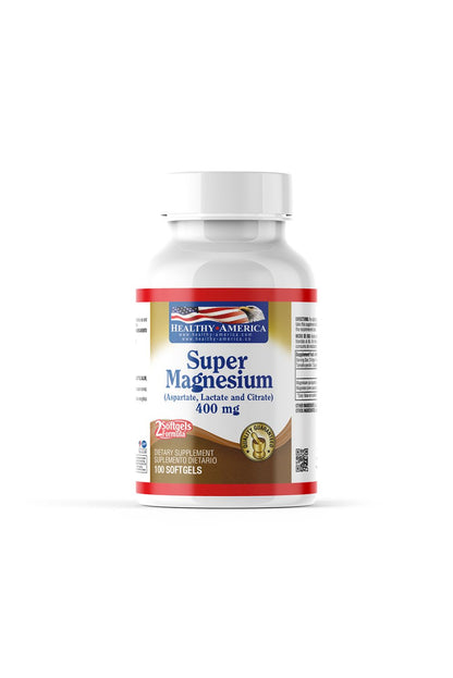 Super Magnesium 400 mg – 100 Cápsulas Blandas