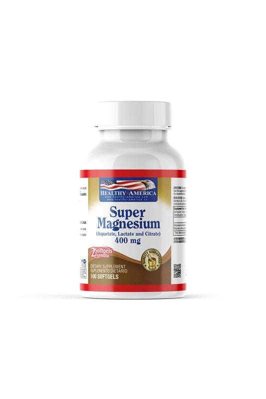 Super Magnesium 400 mg – 100 Cápsulas Blandas