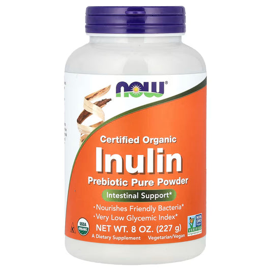 NOW Foods Inulina Orgánica en Polvo – 227 g