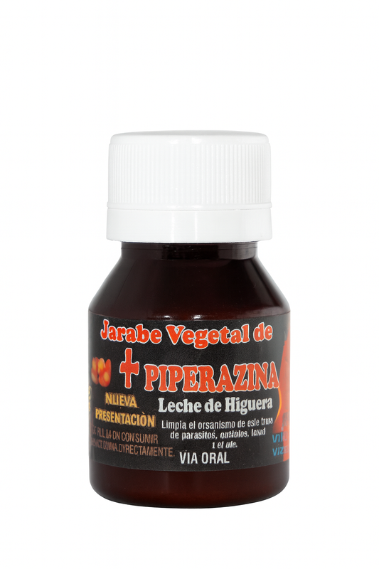 Jarabe Vegetal de Piperazina + Leche de Higuera