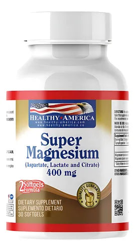 Super Magnesium 400 mg – 30 Cápsulas Blandas