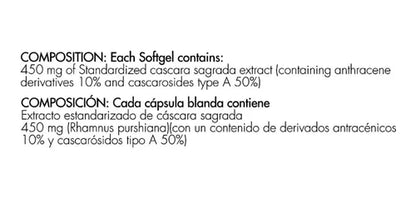 Cáscara Sagrada 450 mg – 60 Softgels