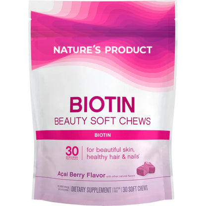 Biotina Belleza + Açai – 30 Soft Chews deliciosos